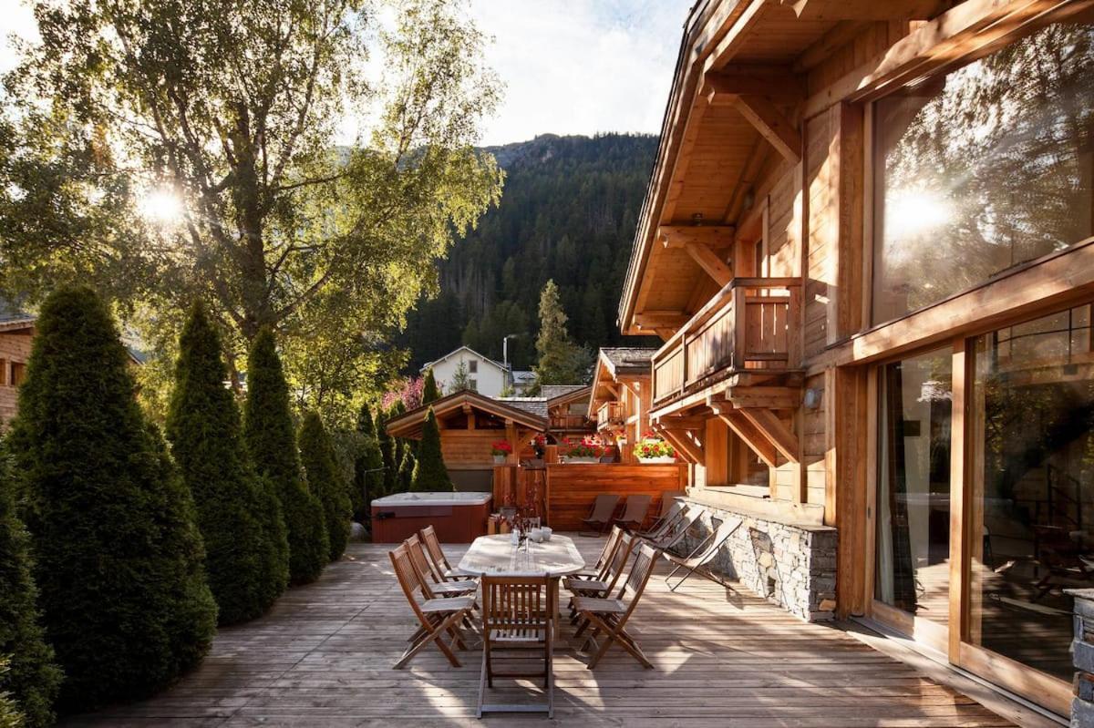 Вилла Les Rives D'Argentiere Шамони Экстерьер фото